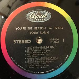 Bobby Darin : You're The Reason I'm Living (LP, Album, Scr)