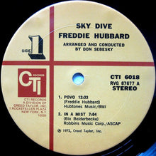 Charger l&#39;image dans la galerie, Freddie Hubbard : Sky Dive (LP, Album, Gat)
