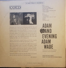 Laden Sie das Bild in den Galerie-Viewer, Adam Wade (2) : Adam And Evening (LP, Album, Mono)
