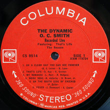 Load image into Gallery viewer, O. C. Smith* : The Dynamic O. C. Smith - Recorded Live (LP, Album)
