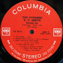 Load image into Gallery viewer, O. C. Smith* : The Dynamic O. C. Smith - Recorded Live (LP, Album)
