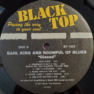 Earl King & Roomful Of Blues : Glazed (LP, Album)