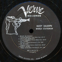 Laden Sie das Bild in den Galerie-Viewer, Dizzy Gillespie : World Statesman (LP, Album, Mono, RE)
