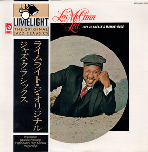 Les McCann Ltd. : Live At Shelly's Manne-Hole (LP, Album, RE)