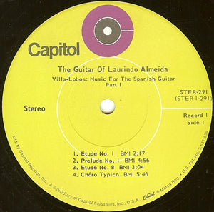 Laurindo Almeida : The Guitar Of Laurindo Almeida (5xLP, Comp)