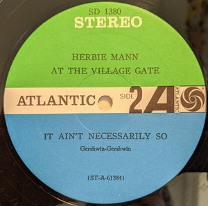 Herbie Mann : Herbie Mann At The Village Gate (LP, Album)