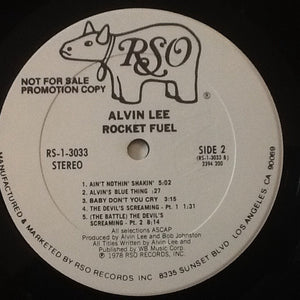 Alvin Lee & Ten Years Later : Rocket Fuel (LP, Album, Promo, Ter)