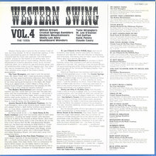 Load image into Gallery viewer, Various : Western Swing Vol. 4 (The 1930s) (LP, Comp, Mono)
