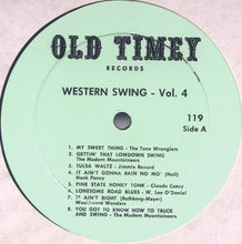 Load image into Gallery viewer, Various : Western Swing Vol. 4 (The 1930s) (LP, Comp, Mono)
