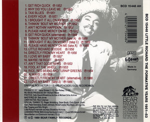 Little Richard : The Formative Years 1951—53 (CD, Comp)