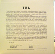 Laden Sie das Bild in den Galerie-Viewer, Tal Farlow : Tal (LP, Album, Mono, RE)
