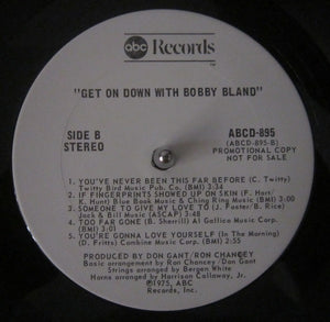 Bobby Bland : Get On Down With Bobby Bland (LP, Album, Promo)