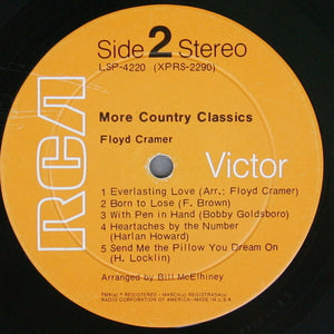 Floyd Cramer : More Country Classics (LP, Album)