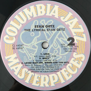 Stan Getz : The Lyrical Stan Getz (LP, Comp, RM)