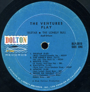 The Ventures : The Ventures Play Telstar, The Lonely Bull (LP, Album, Mono, RP)