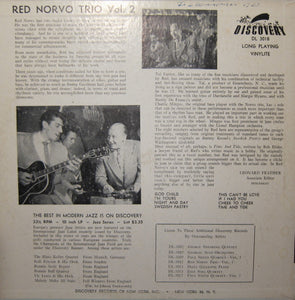 The Red Norvo Trio : Red Norvo Trio, Volume Two (10")