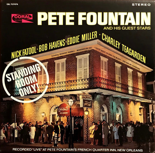 Pete Fountain : Standing Room Only (LP, Album, Glo)