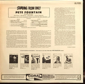 Pete Fountain : Standing Room Only (LP, Album, Glo)