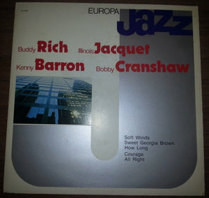 Buddy Rich, Illinois Jacquet, Kenny Barron, Bob Cranshaw : Europa Jazz (LP, Album, gat)