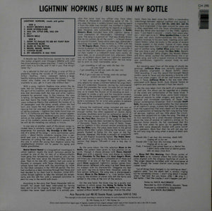 Lightnin' Hopkins : Blues In My Bottle (LP, Album, RE)