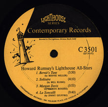 Laden Sie das Bild in den Galerie-Viewer, Howard Rumsey&#39;s Lighthouse All-Stars : Sunday Jazz A La Lighthouse, Vol. 1 (LP, Album, Mono)
