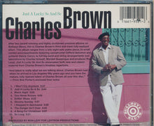 Laden Sie das Bild in den Galerie-Viewer, Charles Brown : Just a Lucky So and So  (CD, Album)
