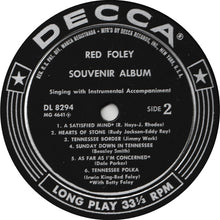 Laden Sie das Bild in den Galerie-Viewer, Red Foley : Souvenir Album (LP, Album, Mono)
