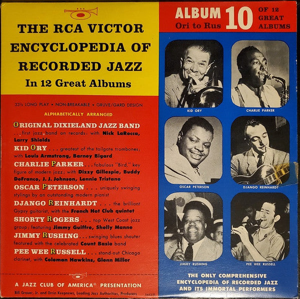 Various : The RCA Victor Encyclopedia Of Recorded Jazz: Album 10 - Ori To Rus (10