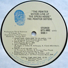 Load image into Gallery viewer, The Pointer Sisters* : The Pointer Sisters Live At The Opera House (2xLP, Album, Gat)
