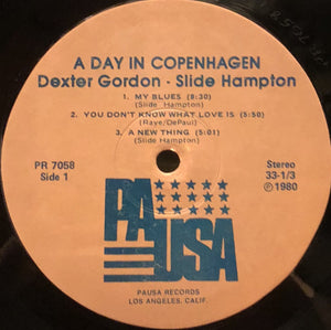 Dexter Gordon & Slide Hampton : A Day In Copenhagen (LP, RE)