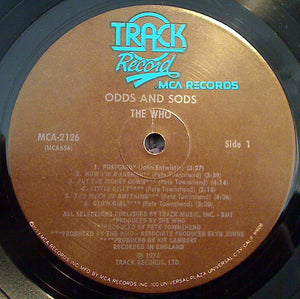The Who : Odds & Sods (LP, Comp, Pin)