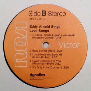 Eddy Arnold : Eddy Arnold Sings Love Songs (LP, Album, Comp)