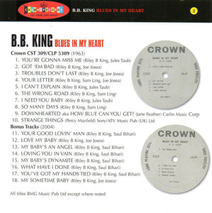 Buy B.B. King : Blues In My Heart (CD, RE, RM) Online for a great