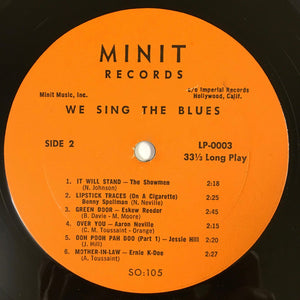 Various : We Sing The Blues (LP, Comp, Mono)