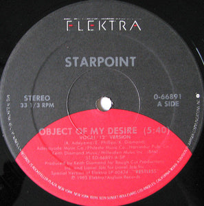 Starpoint : Object Of My Desire (12", Spe)