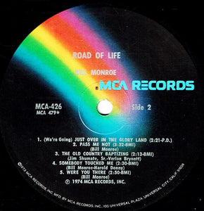 Bill Monroe : Road Of Life (LP, Album)