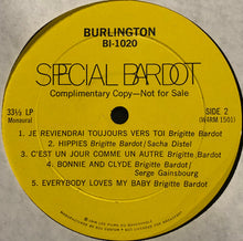 Load image into Gallery viewer, Brigitte Bardot : Special Bardot (Excerpts From The Television Soundtrack) (LP, Comp, Mono, Promo)
