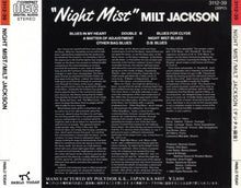 Load image into Gallery viewer, Milt Jackson : Night Mist (CD, Album, RE)
