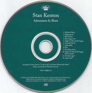 Stan Kenton : Adventures In Blues (CD, Album, RE, RM)