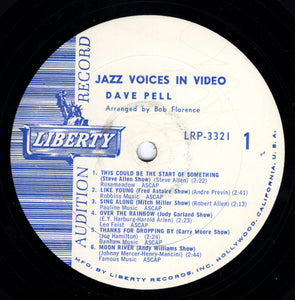 Dave Pell : Jazz Voices In Video (LP, Mono, Pro)