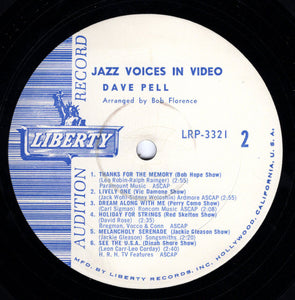 Dave Pell : Jazz Voices In Video (LP, Mono, Pro)