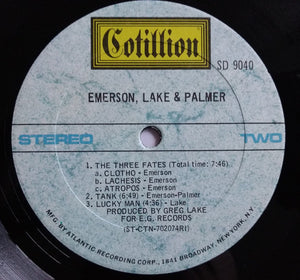 Emerson Lake & Palmer* : Emerson, Lake & Palmer (LP, Album, PRC)