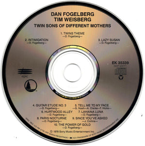 Dan Fogelberg & Tim Weisberg : Twin Sons Of Different Mothers (CD, Album, RE)