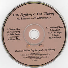 Laden Sie das Bild in den Galerie-Viewer, Dan Fogelberg &amp; Tim Weisberg : No Resemblance Whatsoever (CD, Album)
