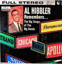 Load image into Gallery viewer, Al Hibbler : Al Hibbler Remembers (LP, Album, Promo)
