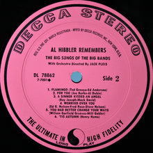 Laden Sie das Bild in den Galerie-Viewer, Al Hibbler : Al Hibbler Remembers (LP, Album, Promo)
