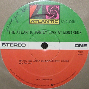 The Atlantic Family : Live At Montreux (2xLP, Album, PR)