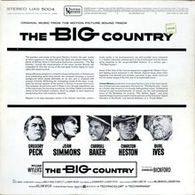 Charger l&#39;image dans la galerie, Jerome Moross : The Big Country (Original Music From The Motion Picture Sound Track) (LP, Ele)
