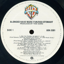 Load image into Gallery viewer, Rod Stewart : Blondes Have More Fun (LP, Album, Jac)

