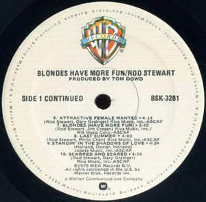 Rod Stewart : Blondes Have More Fun (LP, Album, Jac)